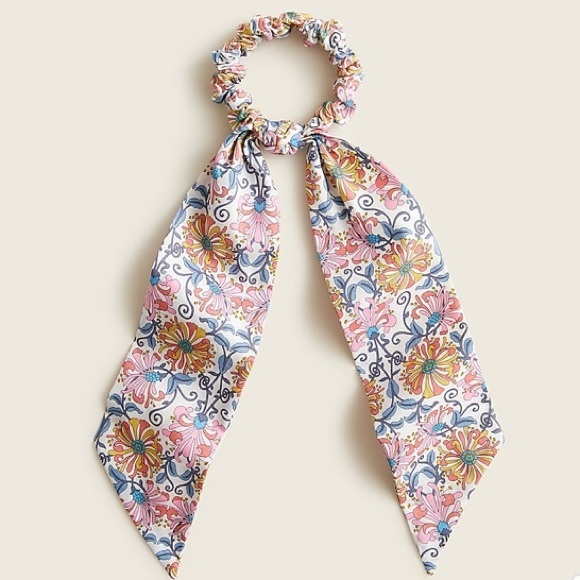 J. CREW Liberty London Print Knot Headband and Twilli Scrunchie New With Tag main image 5